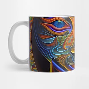 Dosed in the Machine (30) - Trippy Psychedelic Art Mug